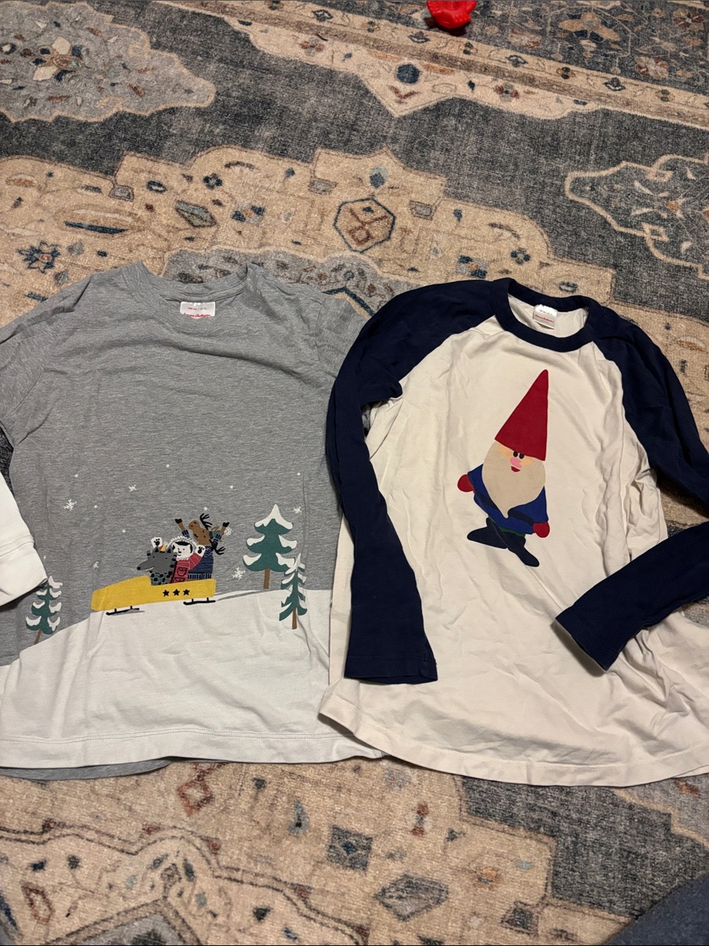 Hanna Andersson Kids Long-Sleeve Tees, size 10
